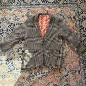 Max Mara vintage houndstooth jacket